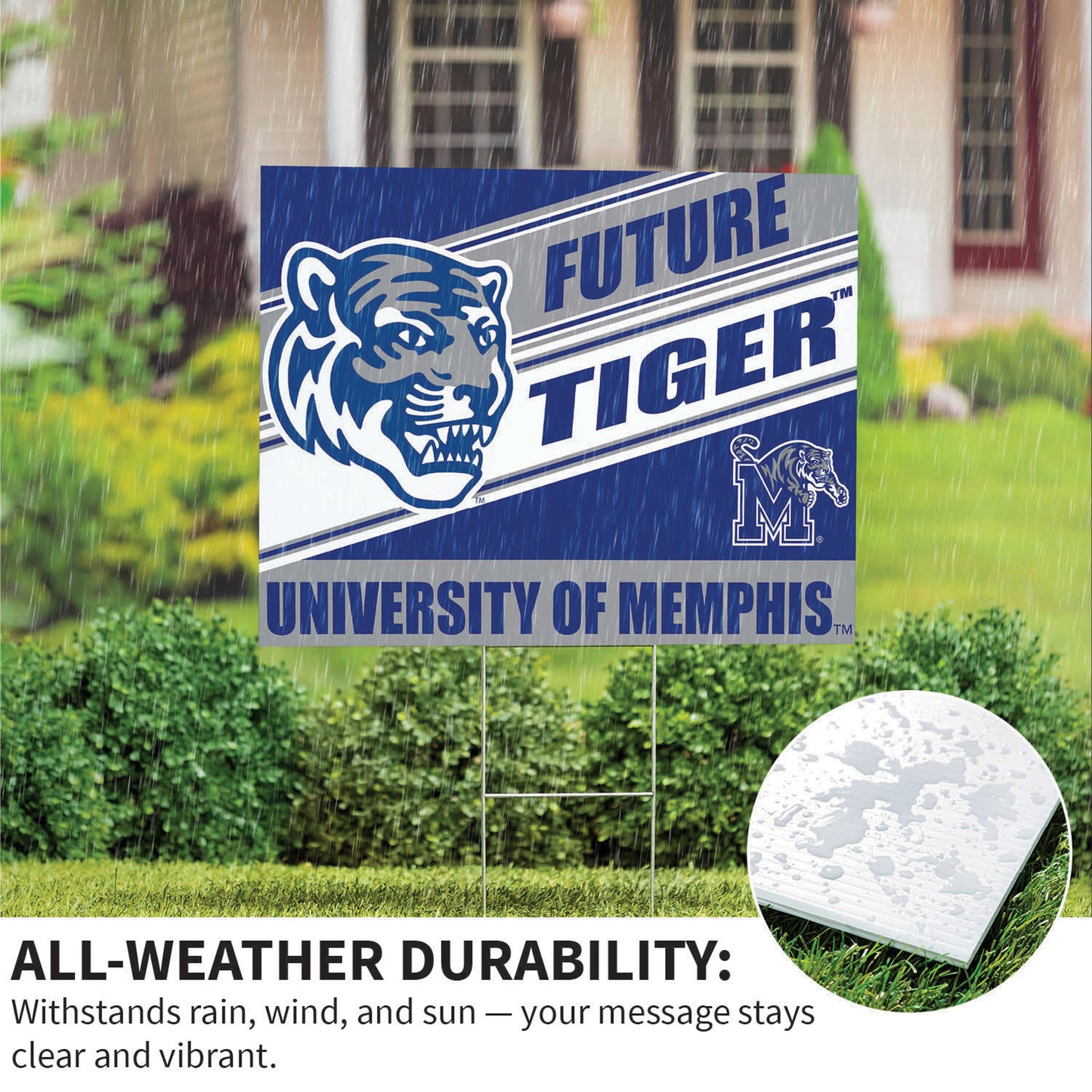 University of Memphis Coroplast Yard Sign, Future Student