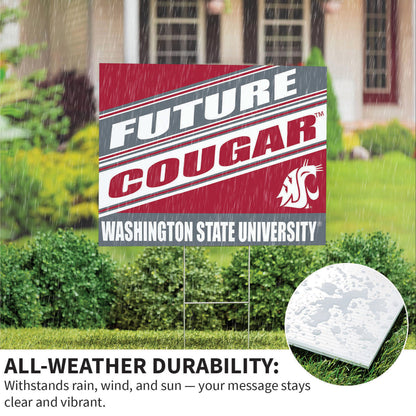 Washington State University Coroplast Yard Sign, Future Student