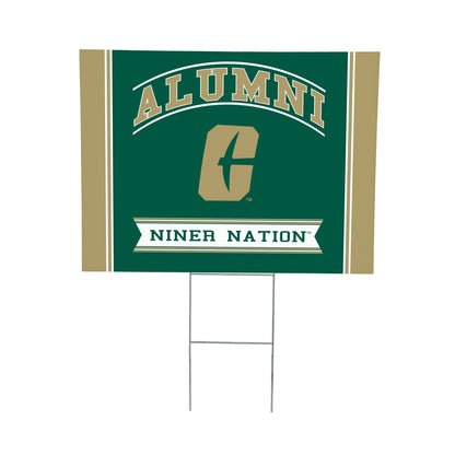 University of North Carolina/Charlotte Coroplast Yard Sign Alumni