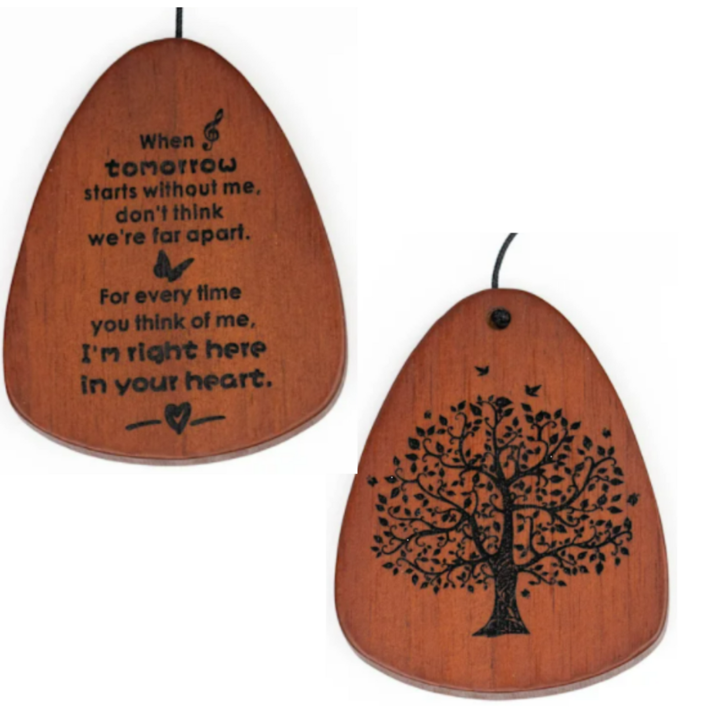 Gift Bundle - Serenity Memorial Wind Chimes - Memorial Heart Included 32”