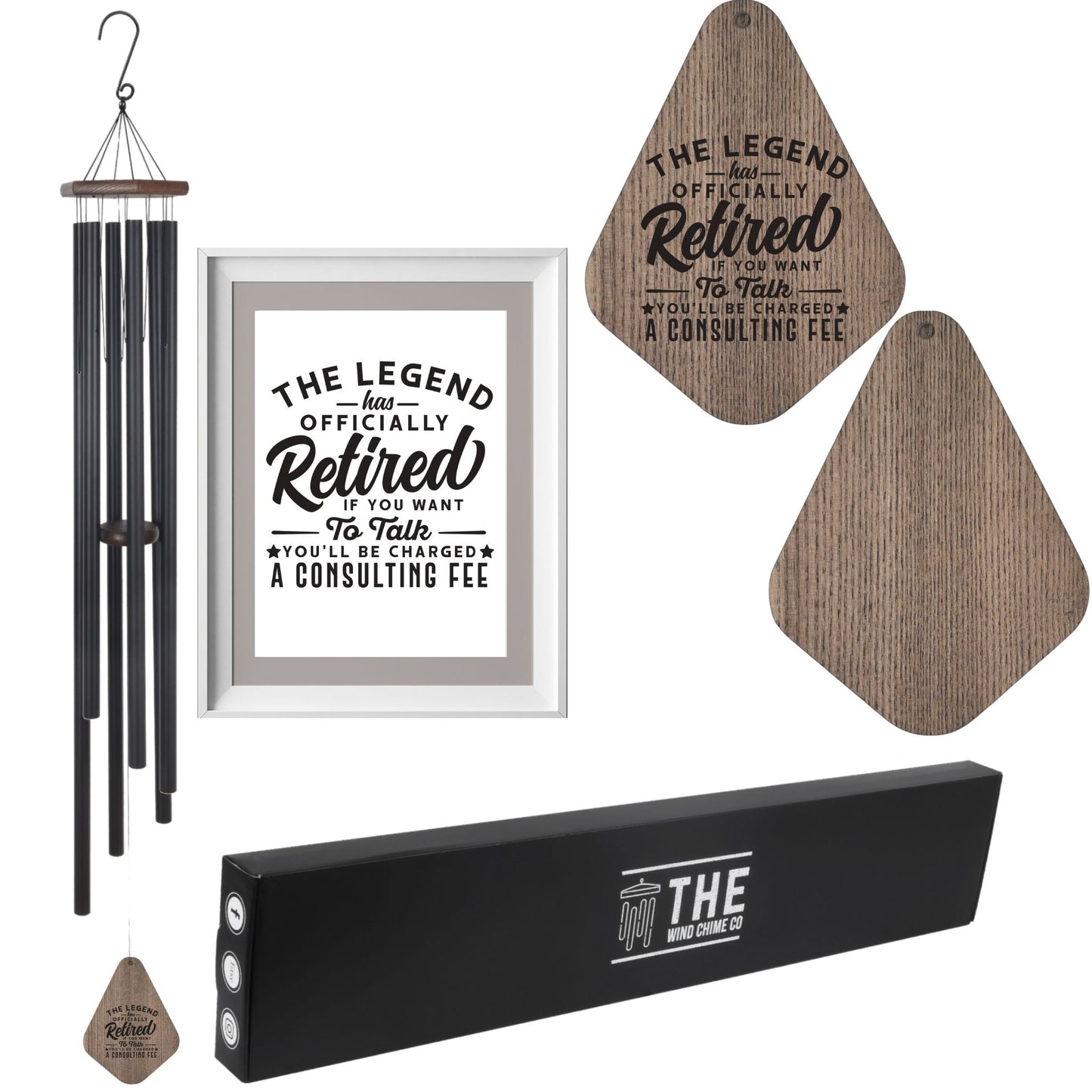 55" Serenity Large Deep Tone Memorial Wind Chime Church Bells, Thoughtful Gift For Special Occasions or Reflections