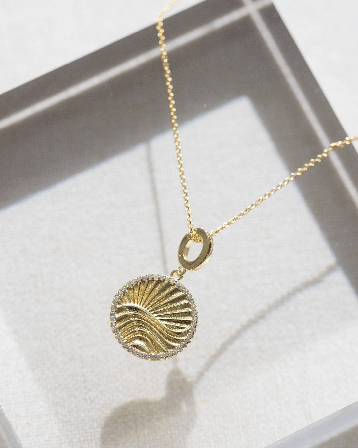 Gold Island Pendant