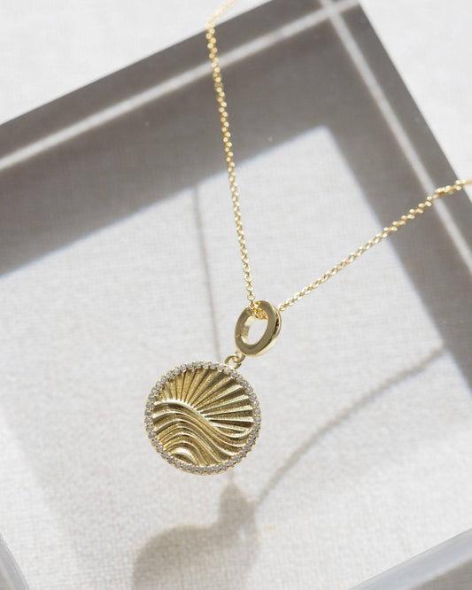 Gold Island Pendant