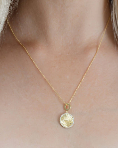 Gold Island Pendant