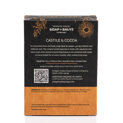 Natural Soap: Castile & Cocoa