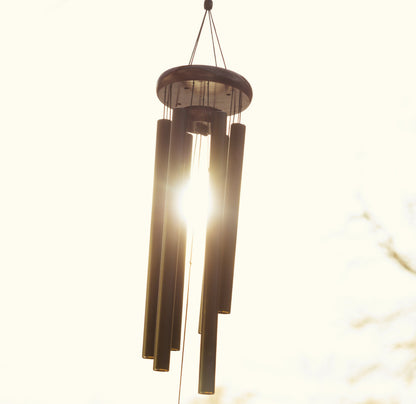 Gift Bundle - Serenity Memorial Wind Chimes - Memorial Heart Included 32”
