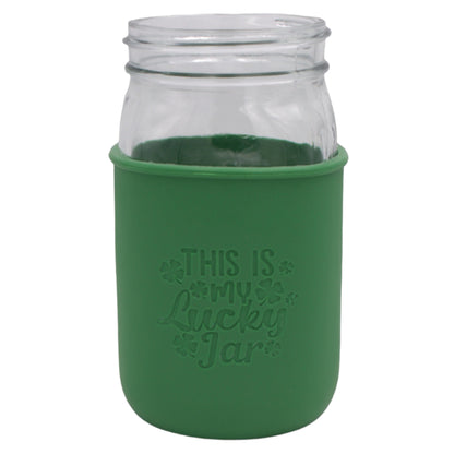 "This is My Lucky Jar" *Limited Edition* St Patrick's Day Laser Engraved Quart Sleeve