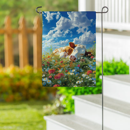 Summer Rest Suede Garden Flag