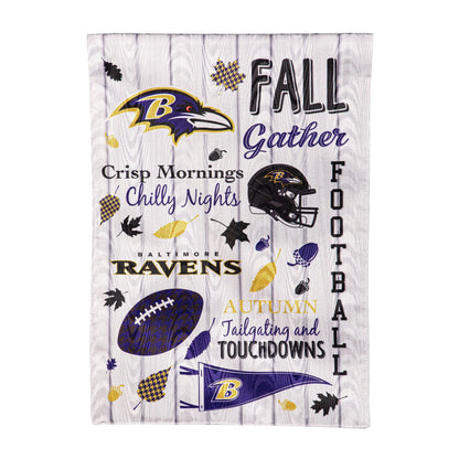 Baltimore Ravens, Moire Flag, GDN, Fall Seasonal