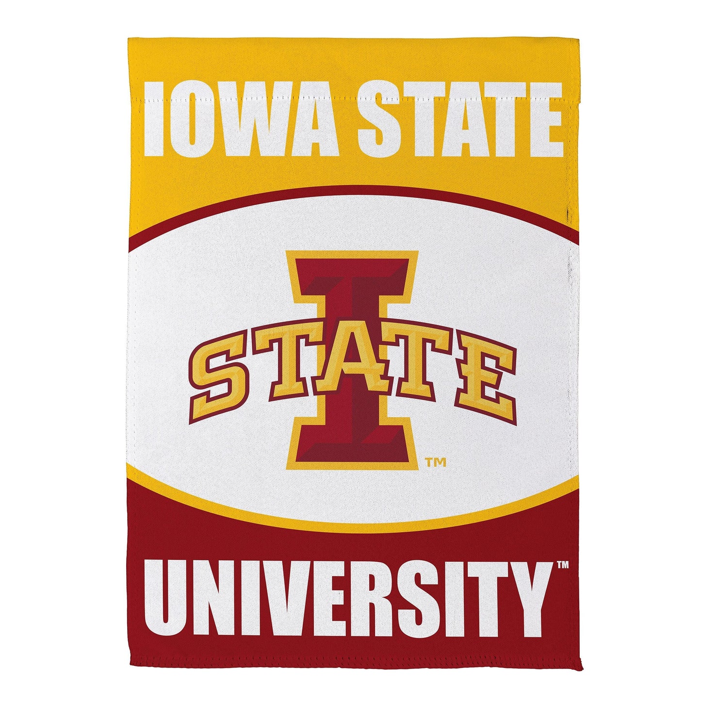 Iowa State University Suede Garden Flag