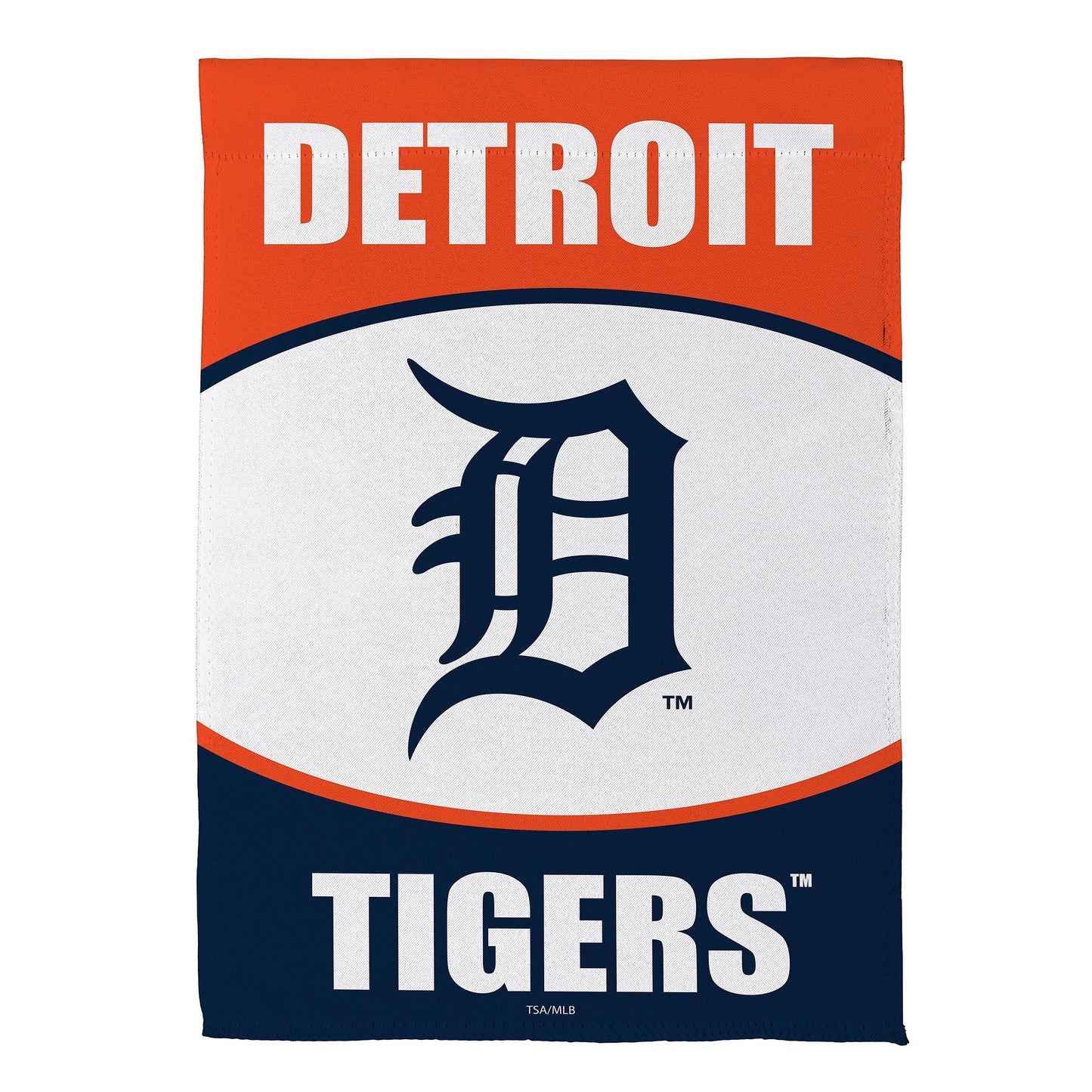 Detroit Tigers Suede Garden Flag