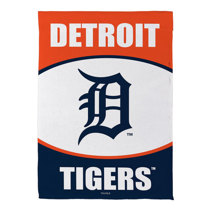 Detroit Tigers Suede Garden Flag