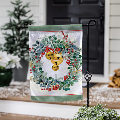 VivaStyle Burlap Garden Flag, Festive Foliage
