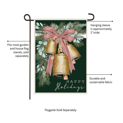 Golden Bells Applique Garden Flag