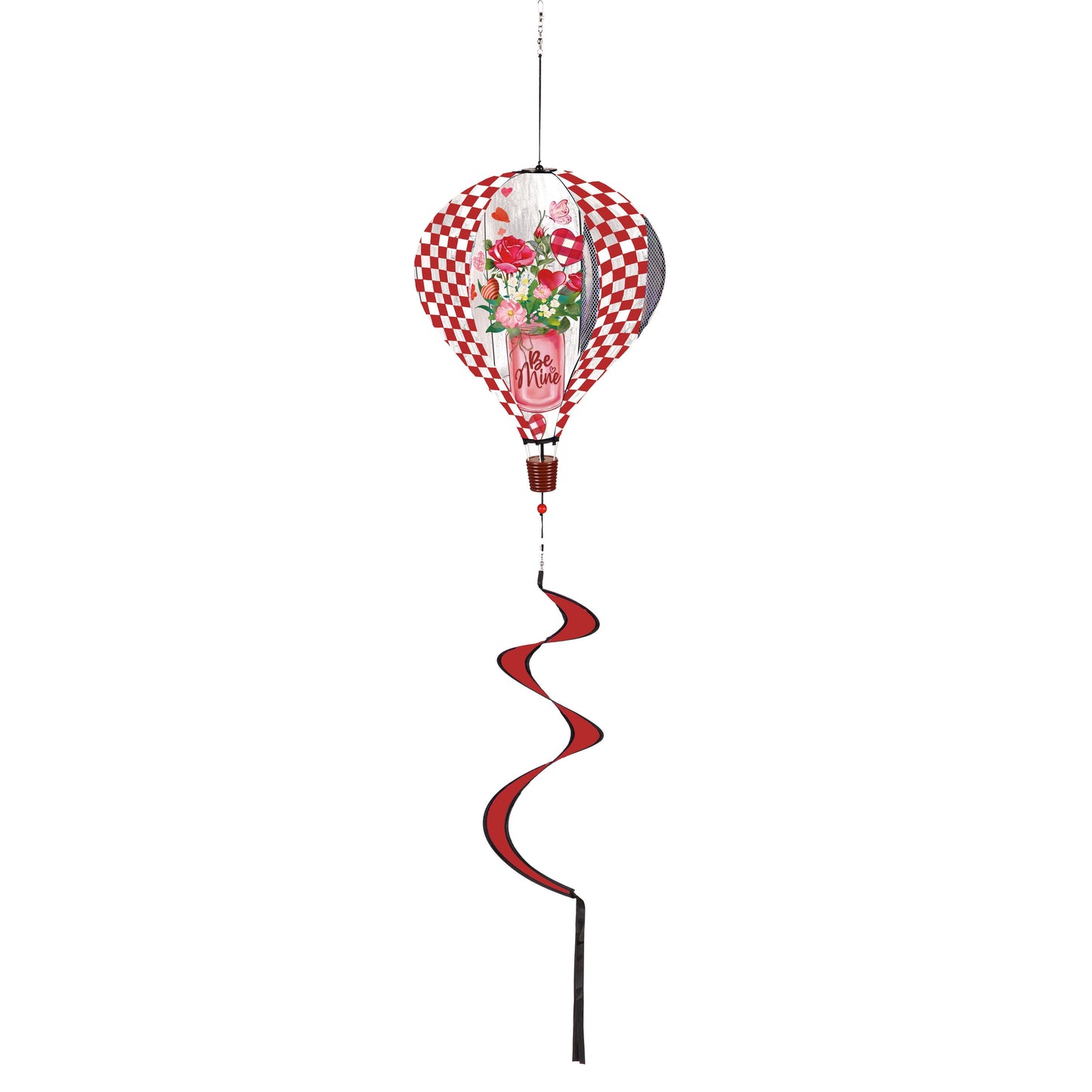 Be Mine Mason Jar Balloon Spinner