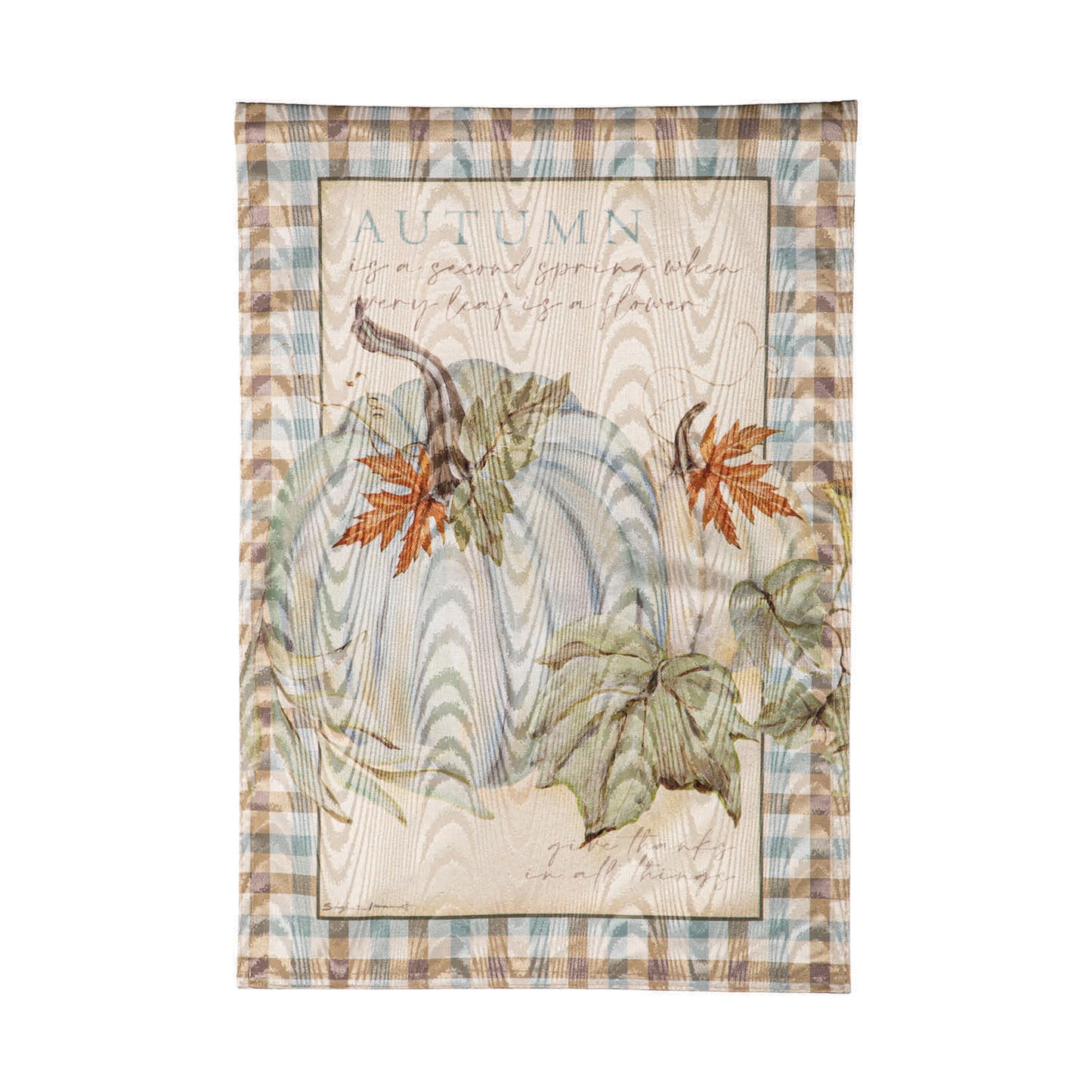 Autumn Harvest Moire Garden Flags