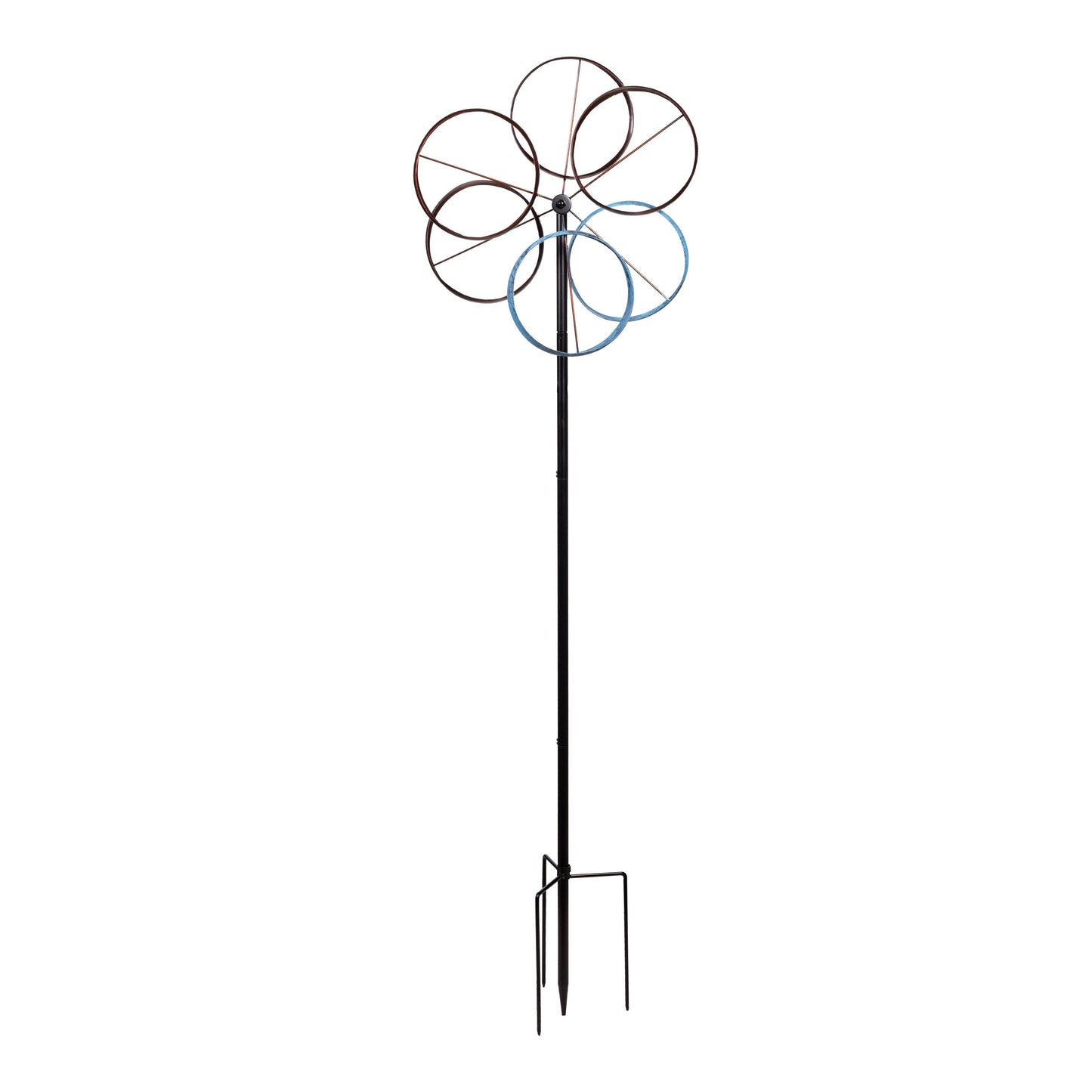 Metal Roundabout Breeze Wind Spinner 72"H