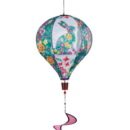 Floral Patterned Bunny Balloon Spinner