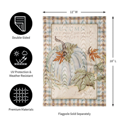 Autumn Harvest Moire Garden Flags