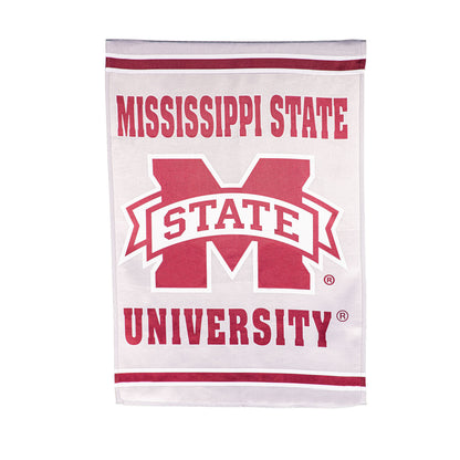Embossed Suede Flag, House Size, Mississippi State University