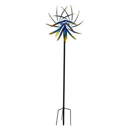 Metal Whirlwind Wonder Wind Spinner 75"H