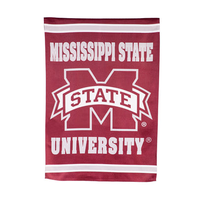 Embossed Suede Flag, House Size, Mississippi State University
