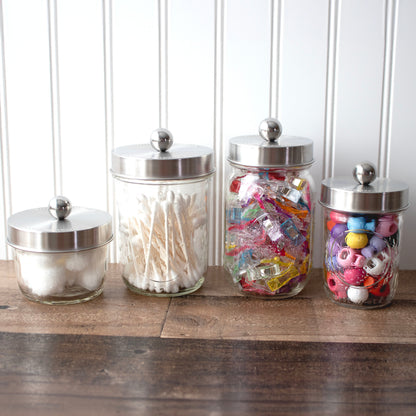 Apothecary Stainless Steel Lid for Mason Jars