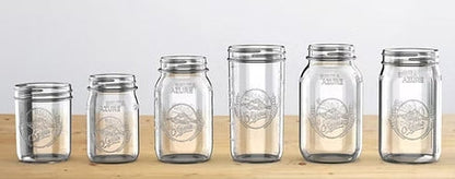 Azure Standard 24oz Wide Mouth Pint & Half Mason Jar