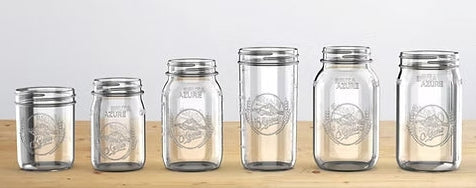 Azure Standard 32oz Wide Mouth Quart Mason Jar