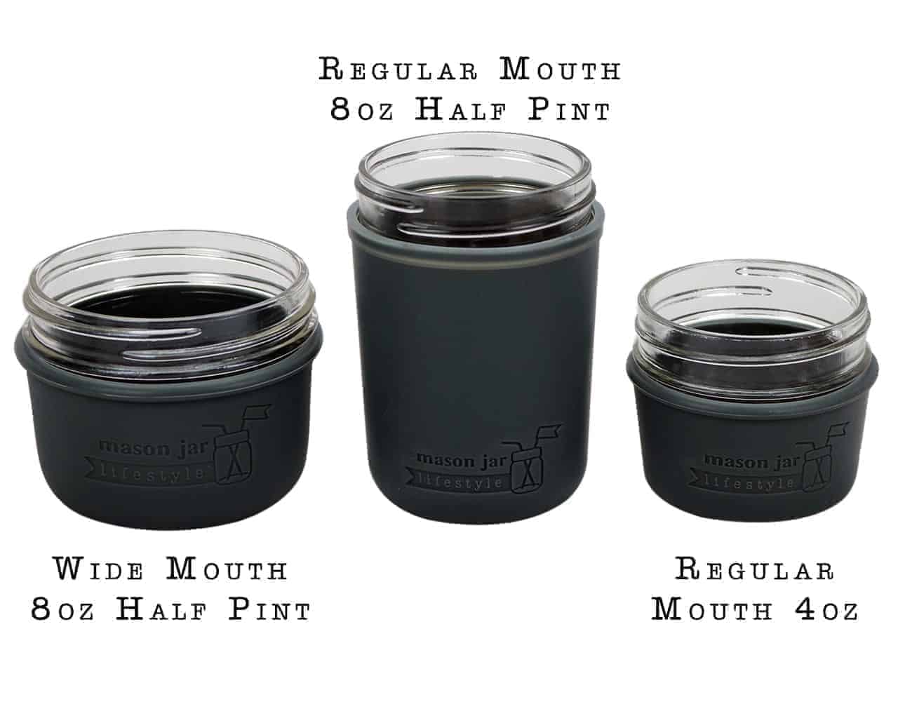 Silicone Sleeve for 4oz Mason Jars