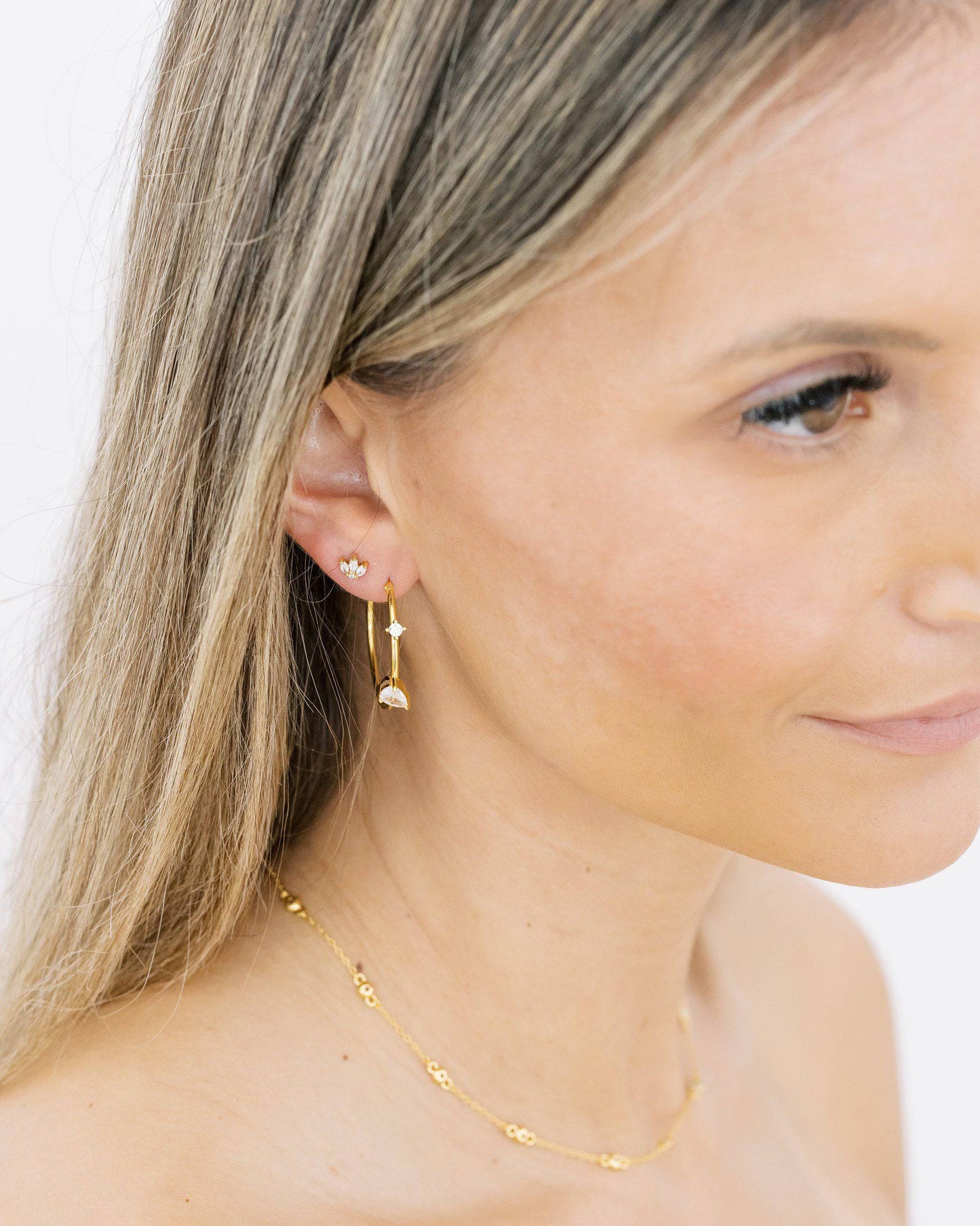Crystal Hoops