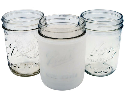 Silicone Sleeve for Wide Mouth Pint 16oz Mason Jars