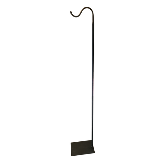 60" Adjustable Heavy Duty Shepherd's Hook Floor Stand For Patio/Garden