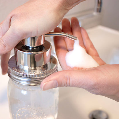 Foaming Soap Pump Dispensers for Regular Mouth Mason Jars