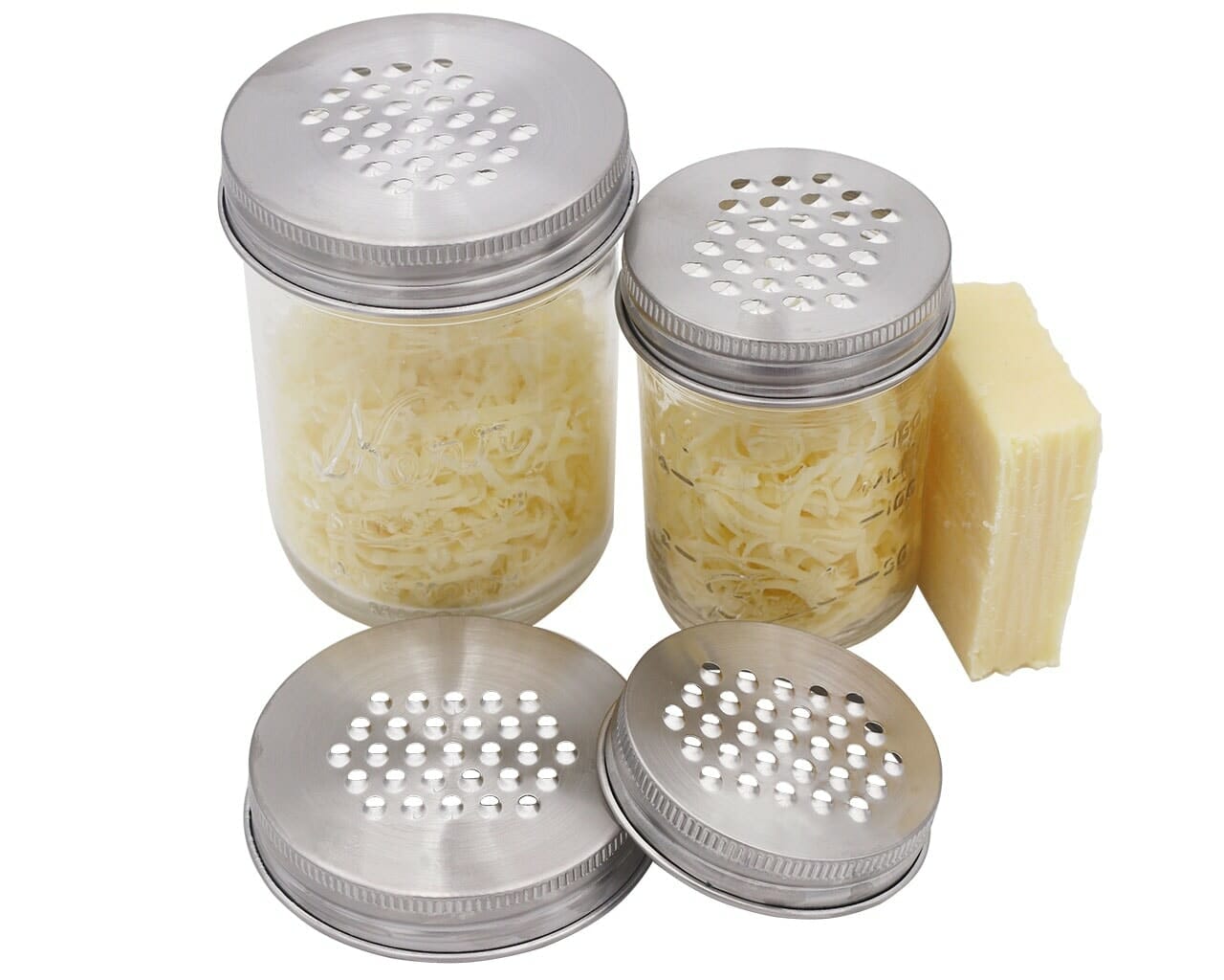 Grater / Shredder Stainless Steel Lid for Mason Jars