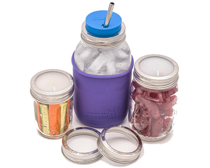 Rust Proof Stainless Steel Bands / Rings for Mason Jars 5 Pack
