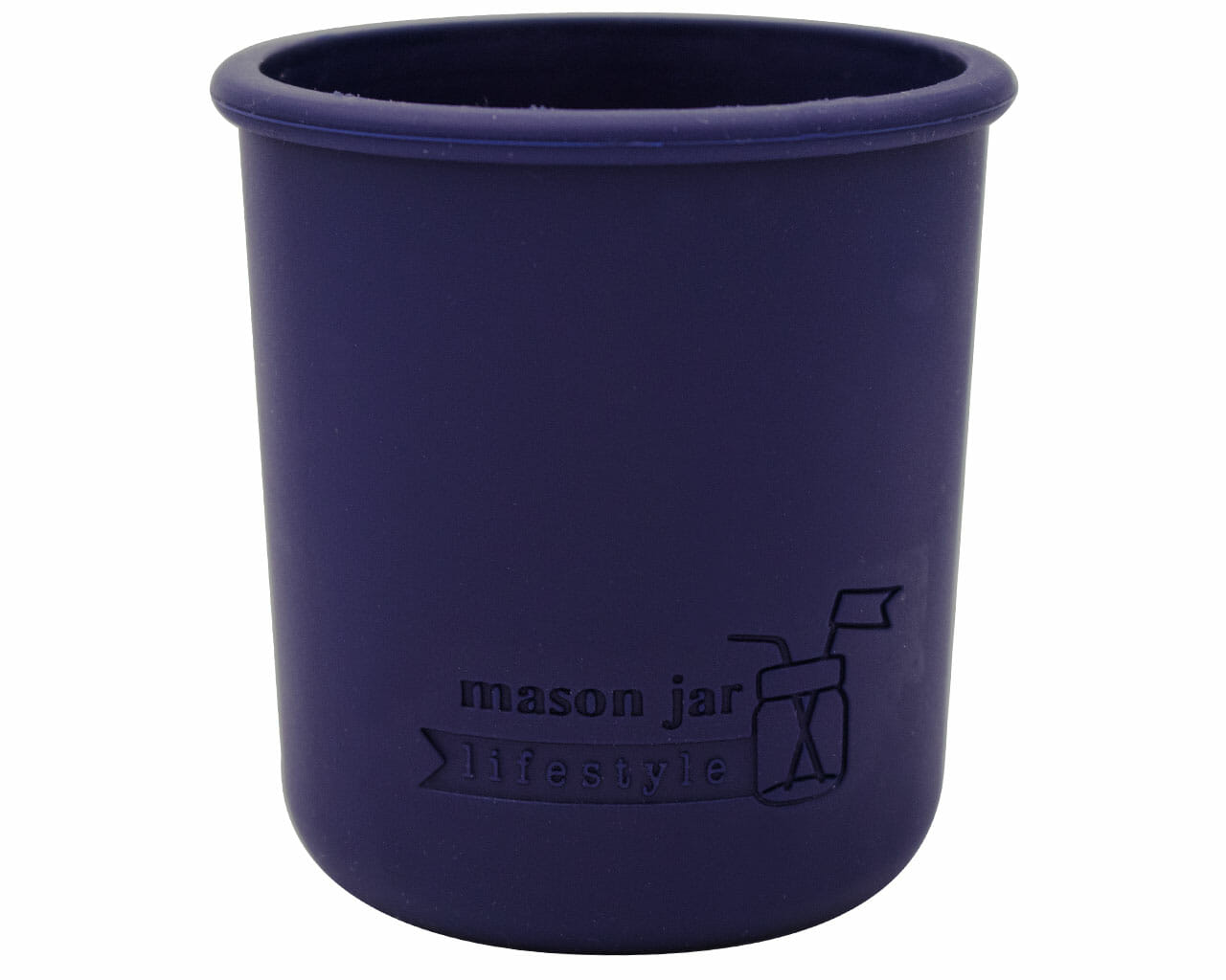 Silicone Sleeve for Regular Mouth Half Pint 8oz Mason Jars