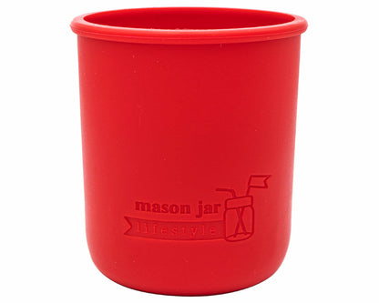 Silicone Sleeve for Wide Mouth Pint 16oz Mason Jars