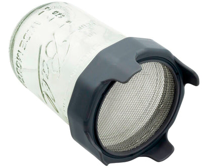 Rust Proof Sprouting Lid with Built-In Stand for Wide Mouth Mason Jars