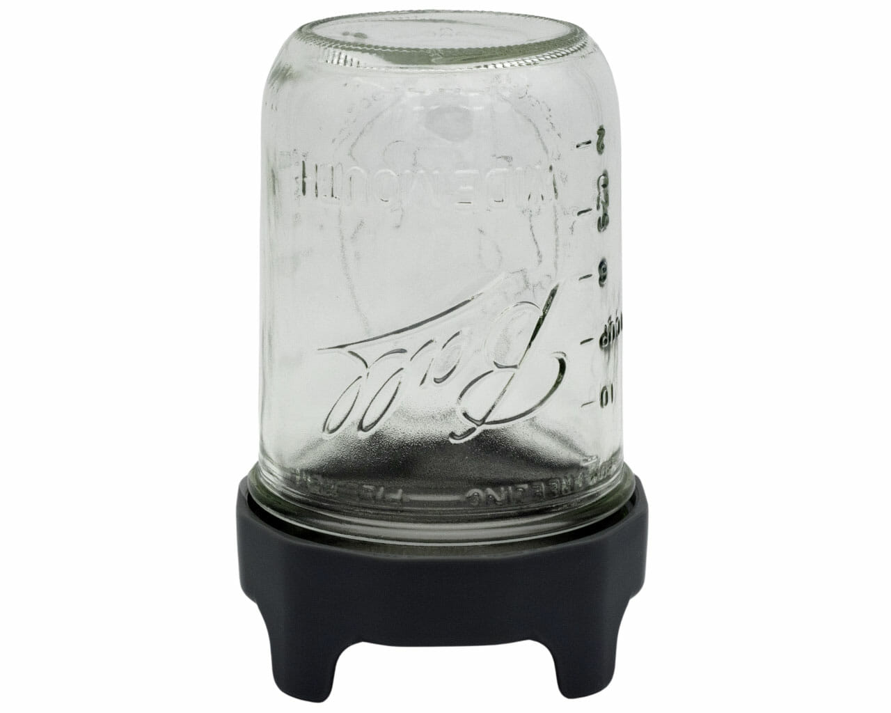 Rust Proof Sprouting Lid with Built-In Stand for Wide Mouth Mason Jars