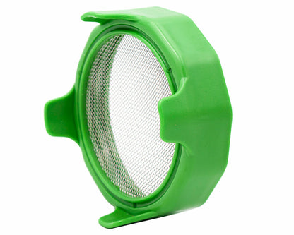 Rust Proof Sprouting Lid with Built-In Stand for Wide Mouth Mason Jars