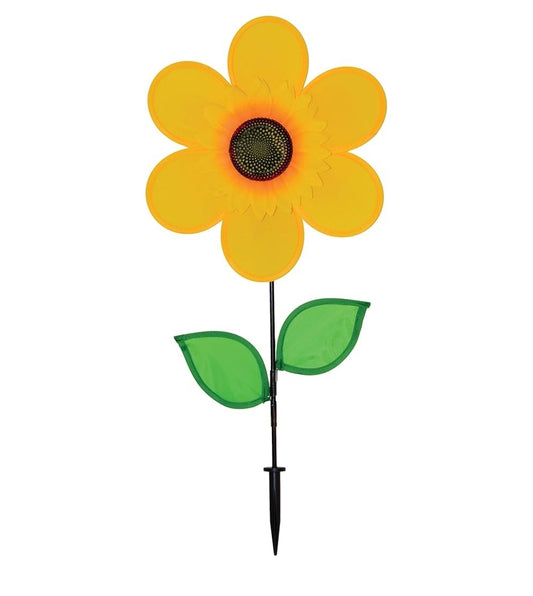 Yellow Sunflower Yard Spinner