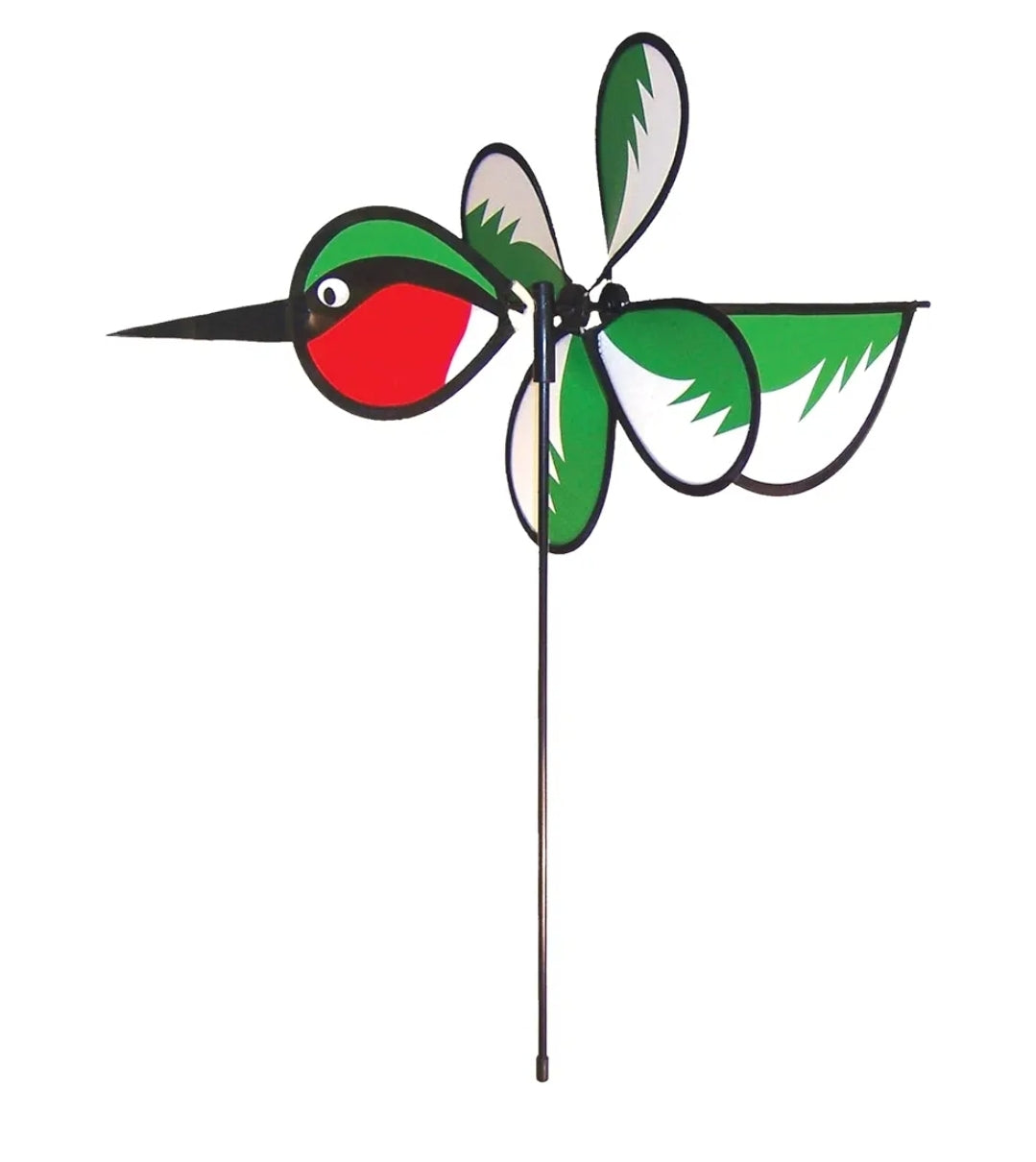 Baby Bird Hummingbird Yard Spinner