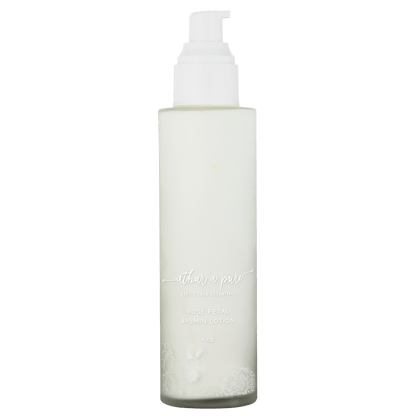Rose Petal Jasmine Body Lotion (100% Natural, Vegan, Organic)